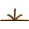 Ekena Millwork Richland Rough Sawn Timber Gable Bracket, Western Red Cedar, 108"W x 63"H x 4"D x 6"F, 14/12 Pitch GBW108X63X0406RIC00RWR - alternate 5